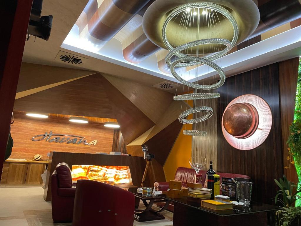 Posezení v ubytování Hotel Havana Loznica