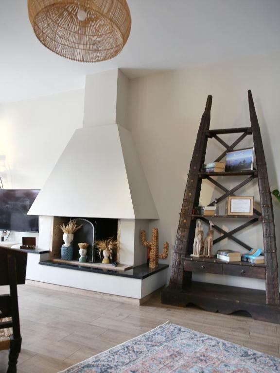 Boho Beach House in Itea-Delphi 휴식 공간
