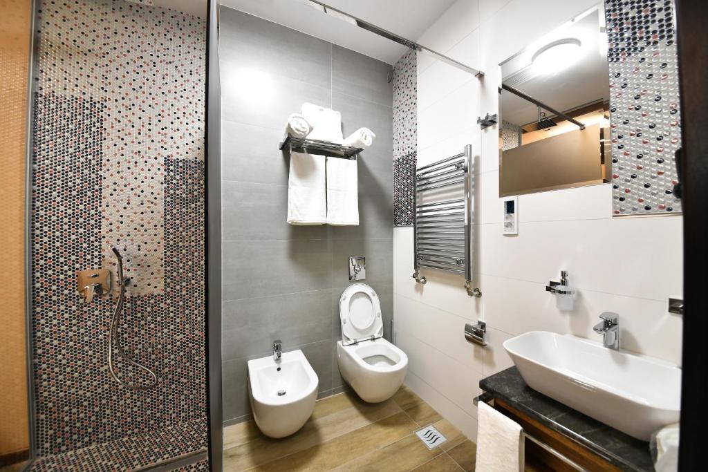 Koupelna v ubytování Hotel Havana Loznica