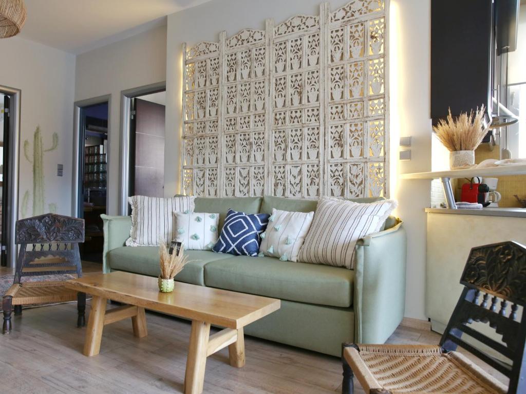 Boho Beach House in Itea-Delphi 휴식 공간