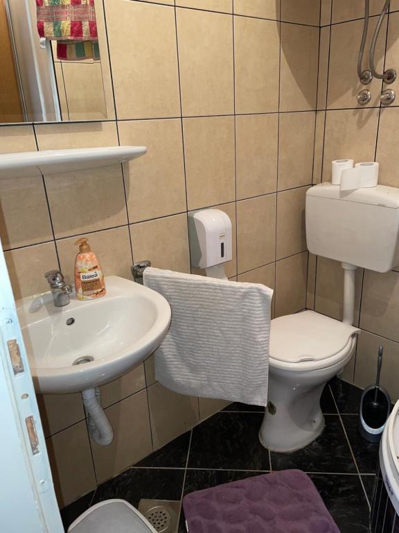 Koupelna v ubytování Apartments Stari Točak Sarajevo