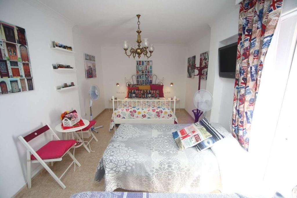 TV a/nebo společenská místnost v ubytování La Casa de La Abuela Rosy