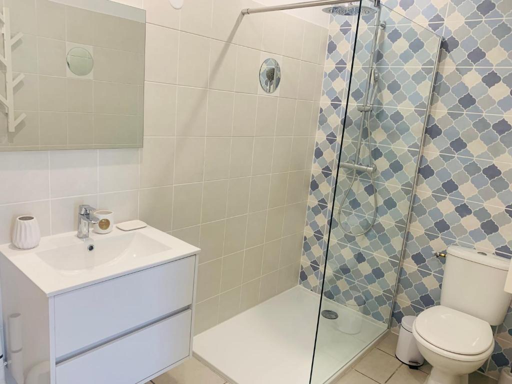 Koupelna v ubytování Villa Fresh&Cosy Trois-Ilets 3 étoiles