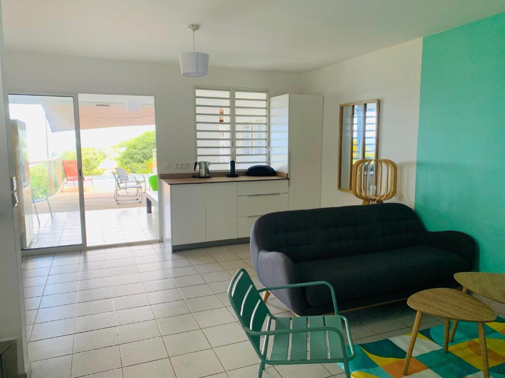 Posezení v ubytování Villa Fresh&Cosy Trois-Ilets 3 étoiles