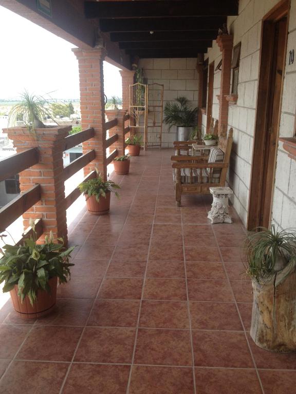 Balkón nebo terasa v ubytování Hotel Colibri Queretaro