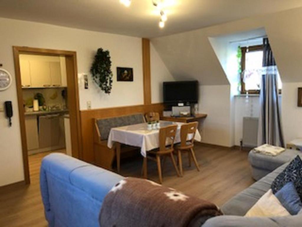 TV a/nebo společenská místnost v ubytování Gästehaus Jutta / Pension Link