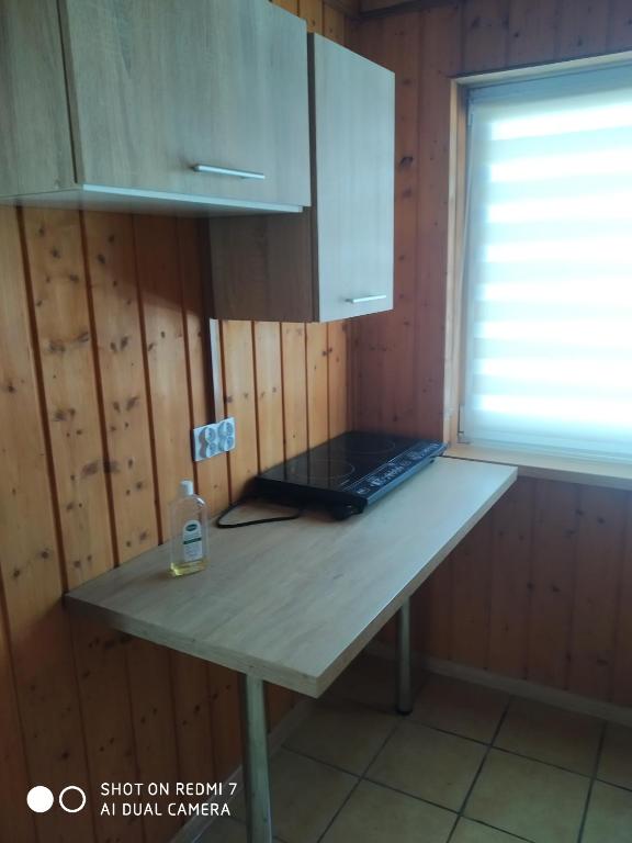Kuchyňa alebo kuchynka v ubytovaní Rozalia