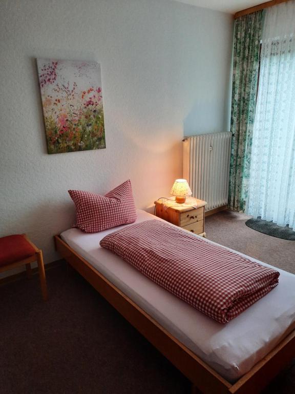 Postel nebo postele na pokoji v ubytování Landgasthof Rotlipp Gästezimmer