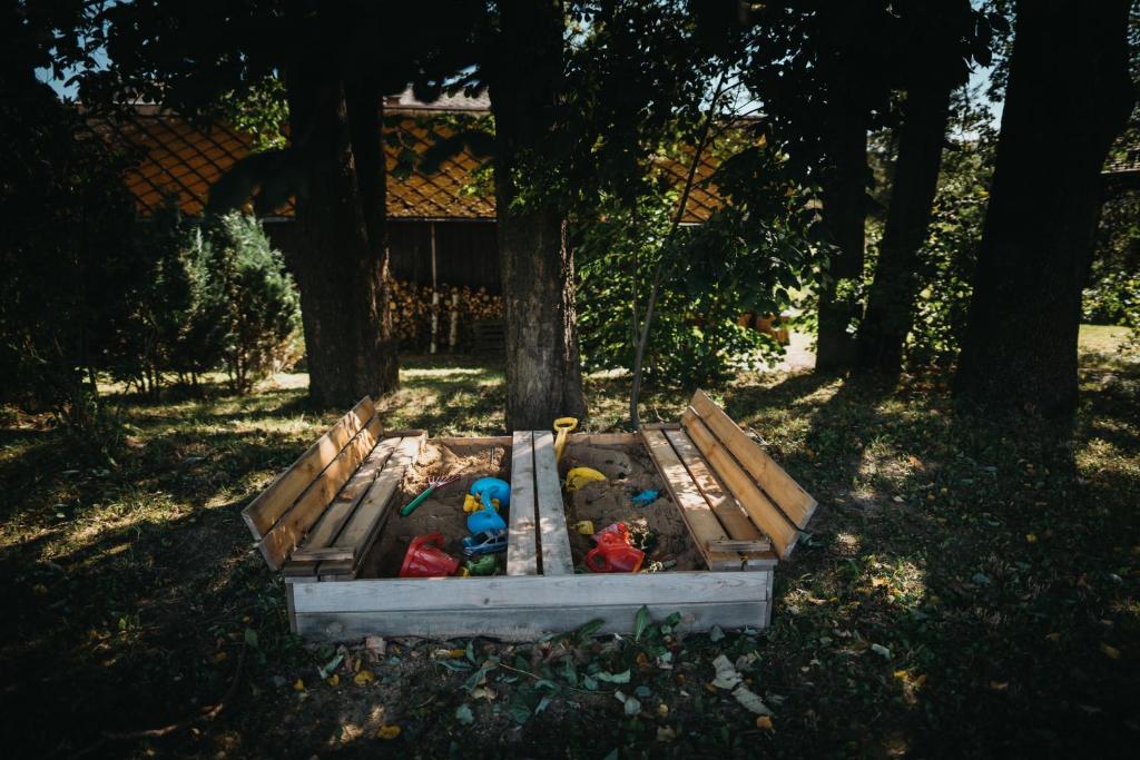 Zahrada ubytování U Ztraceného potoka