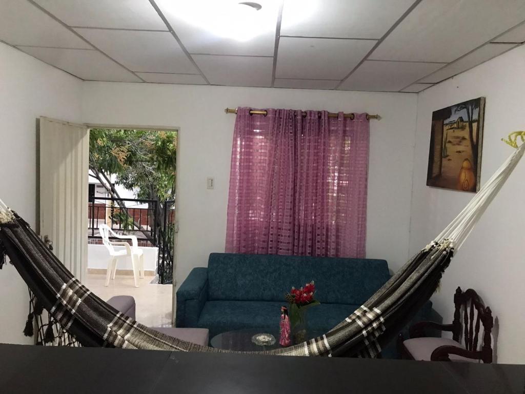 Posezení v ubytování Apartamento Cómodo