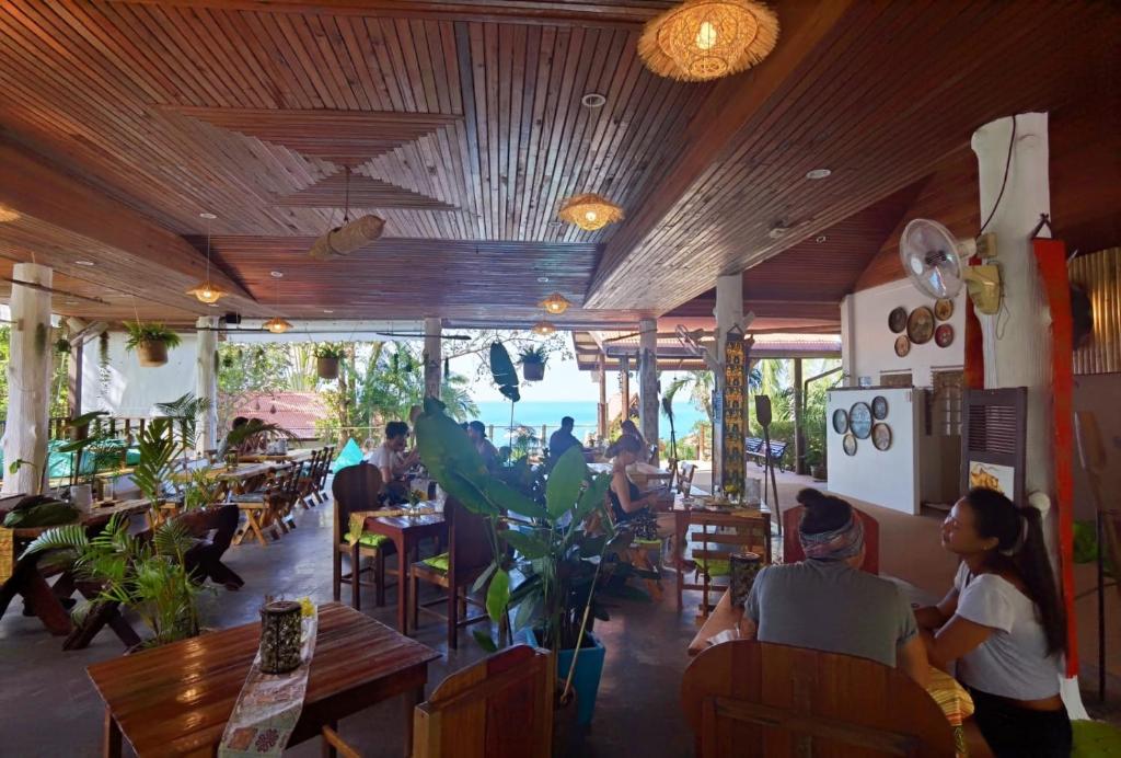 Restaurace v ubytování Zama Resort Koh Phangan