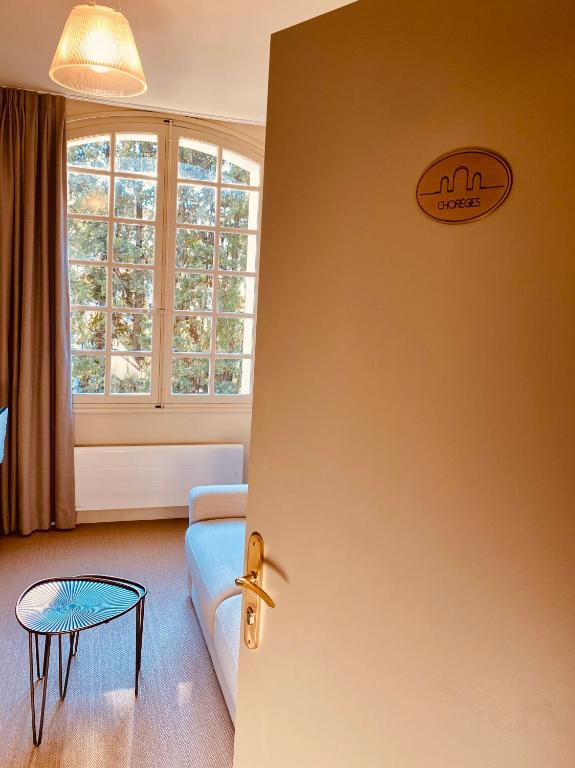 Ein Sitzbereich in der Unterkunft Villa Agrippa