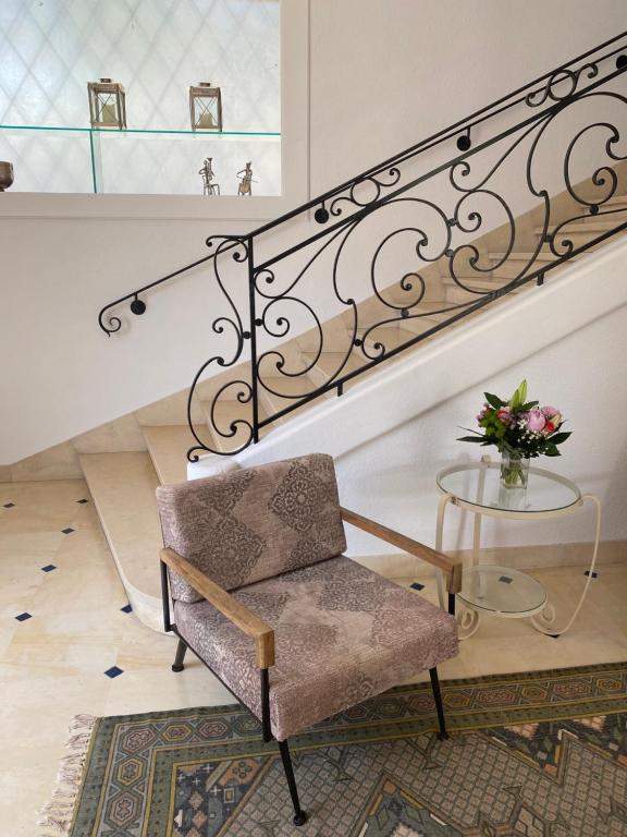 Ein Sitzbereich in der Unterkunft Villa Agrippa