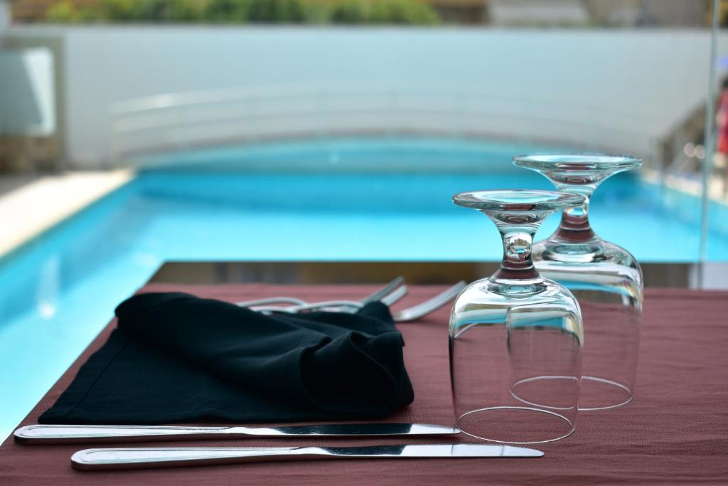 Bazén v ubytování Hotel Degli Haethey nebo v jeho okolí