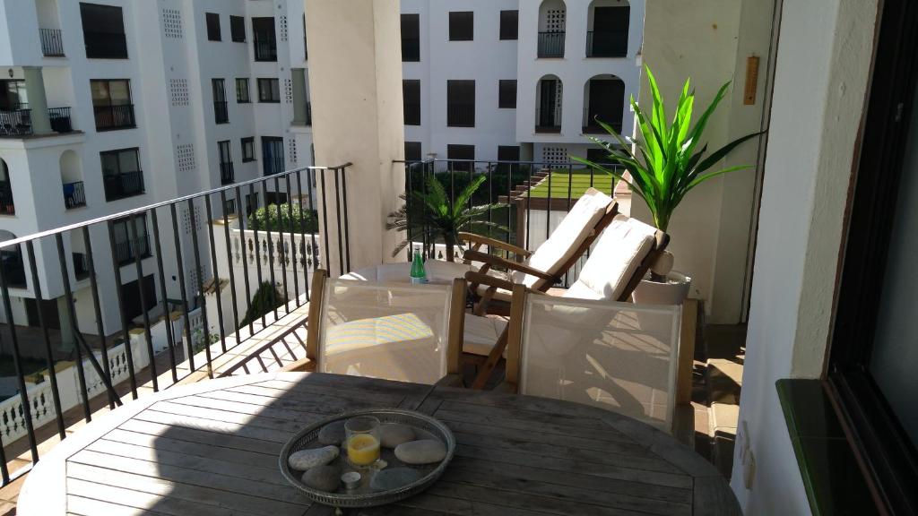 Balkón nebo terasa v ubytování Duquesa 5210 Beach Side Paradise