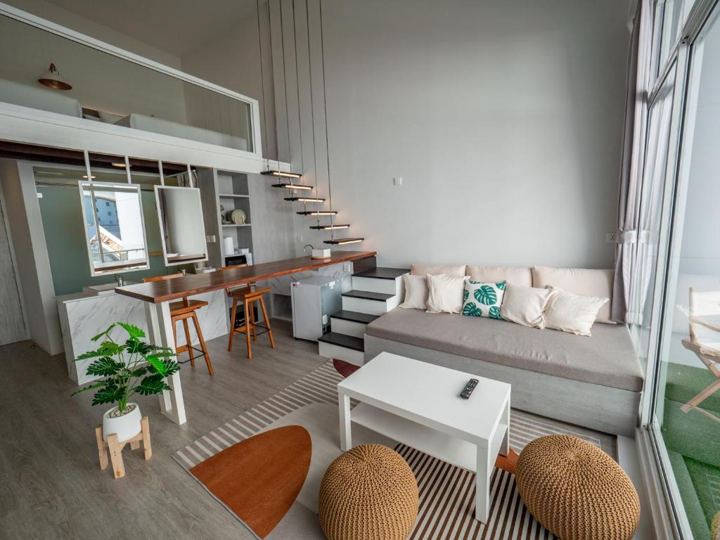 Posezení v ubytování Ease Me Residence
