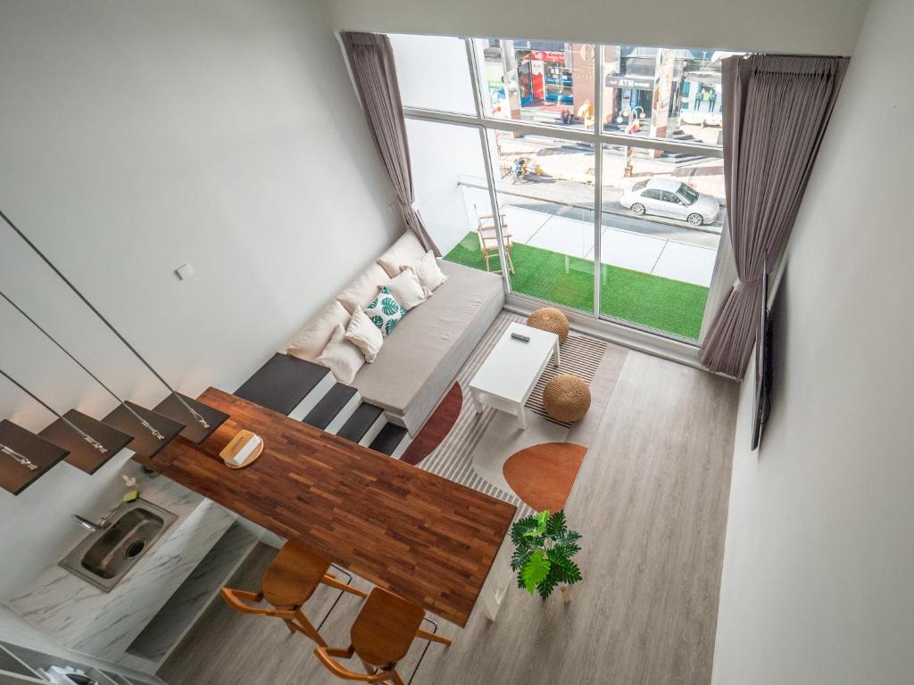 Kuchyň nebo kuchyňský kout v ubytování Ease Me Residence