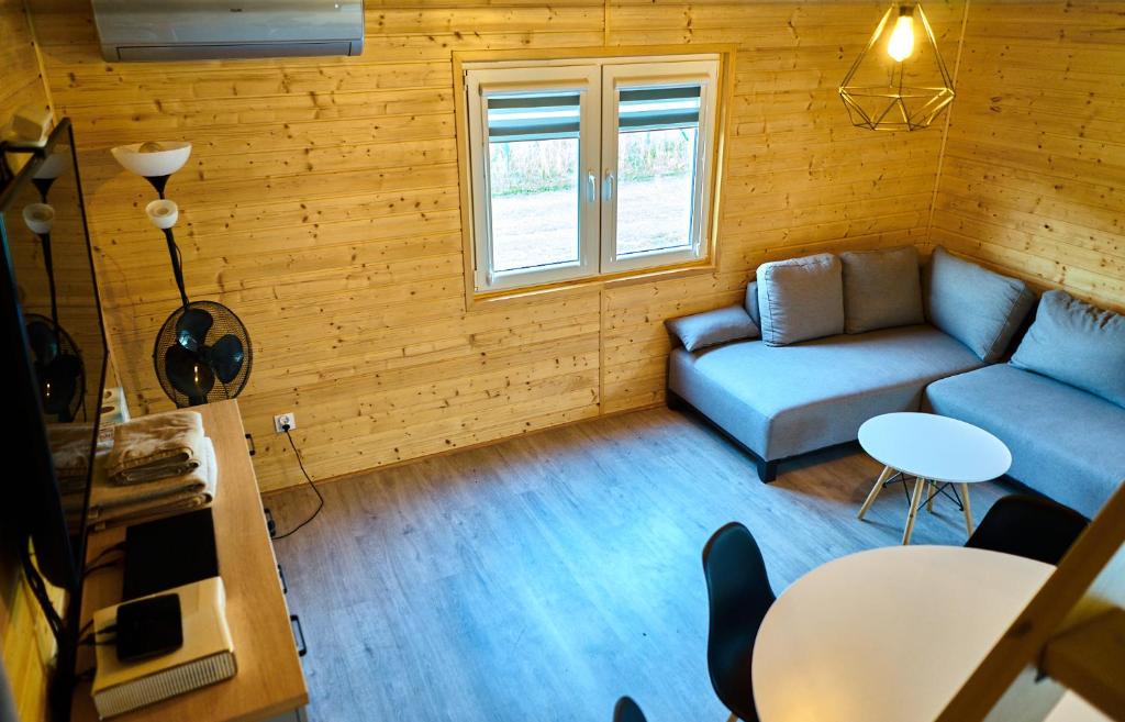 Posedenie v ubytovaní Domek w Górach Sowich "Go Sowie" Jacuzzi Basen Sauna