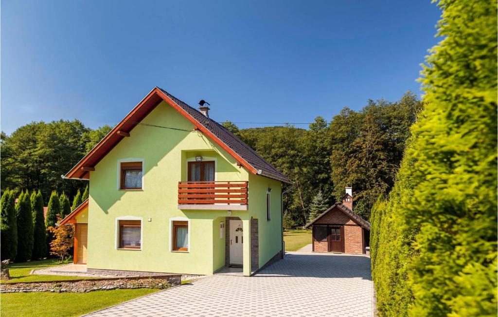 Budynek, w którym mieści się dom wakacyjny