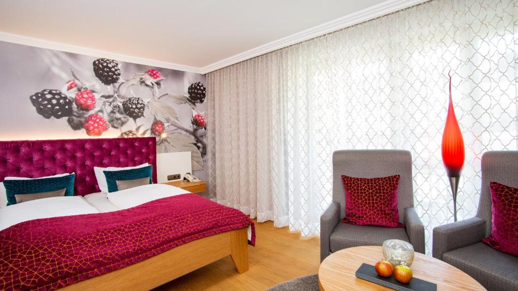 Postel nebo postele na pokoji v ubytování Hotel St. Florian