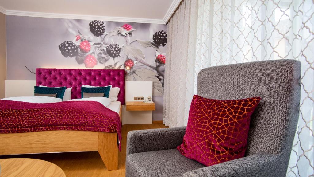 Postel nebo postele na pokoji v ubytování Hotel St. Florian