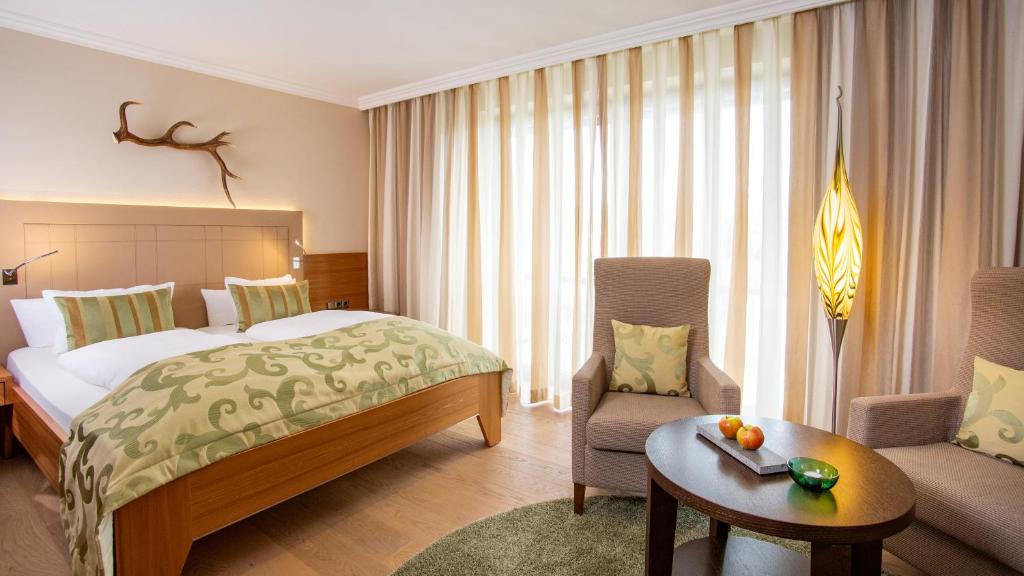 Postel nebo postele na pokoji v ubytování Hotel St. Florian