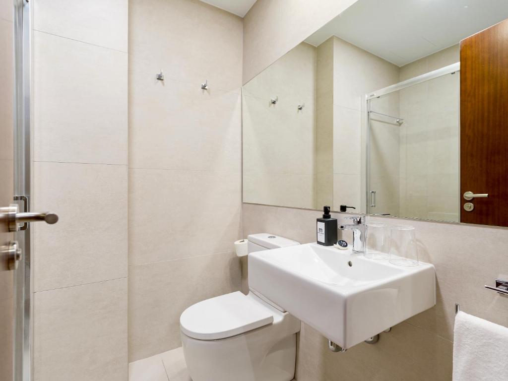 Koupelna v ubytování Hotel Emeté & Coworking by airnest