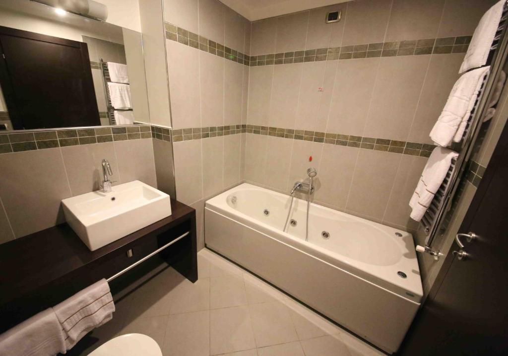 Koupelna v ubytování Vercelli Palace Hotel