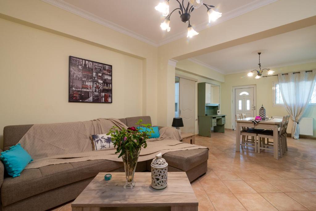 Posezení v ubytování Villa Vicky