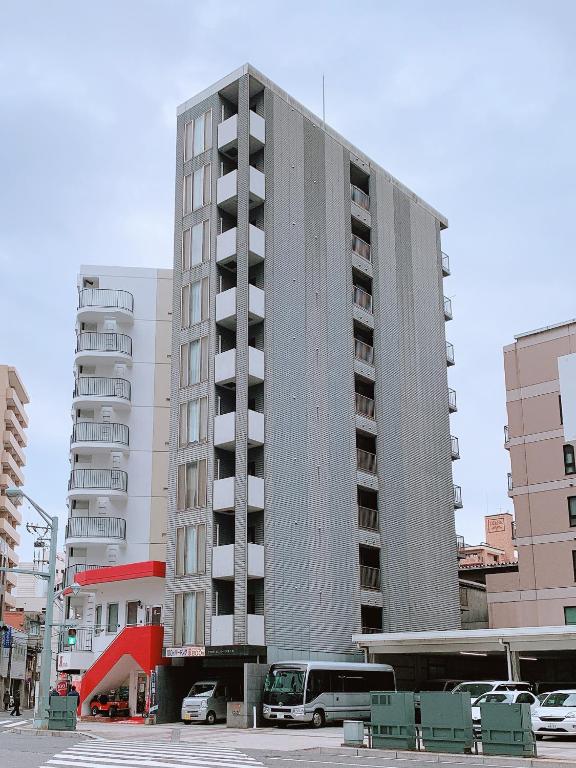 Budova, kde se aparthotel nachází