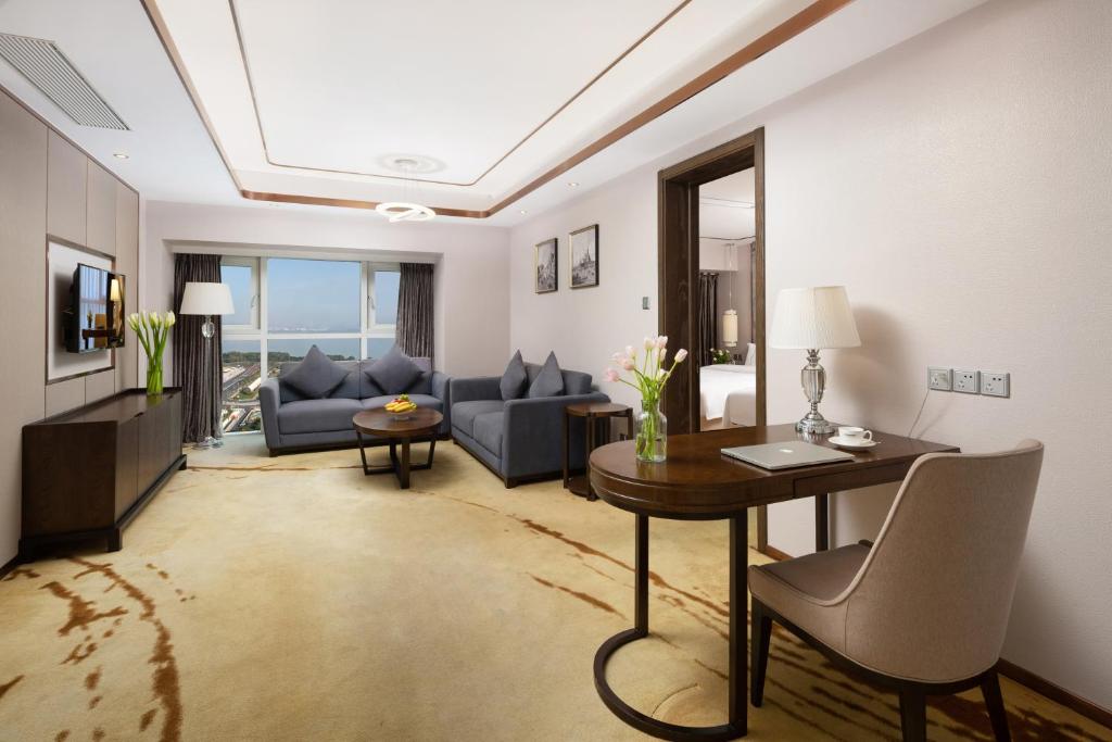 Posezení v ubytování Shenzhen Bay Hisoar Hotel