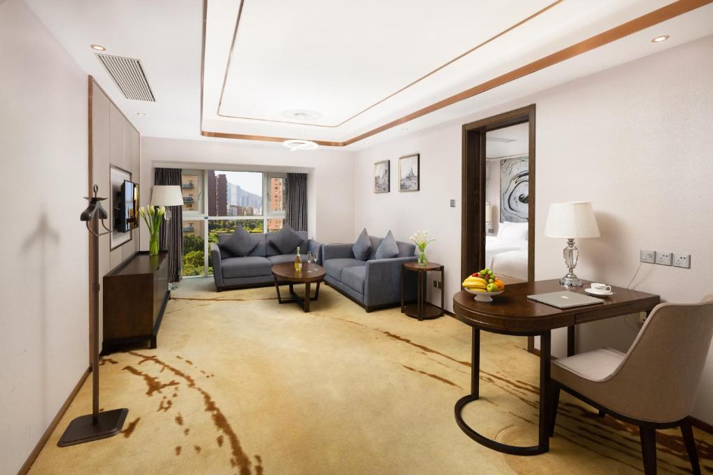 Posezení v ubytování Shenzhen Bay Hisoar Hotel