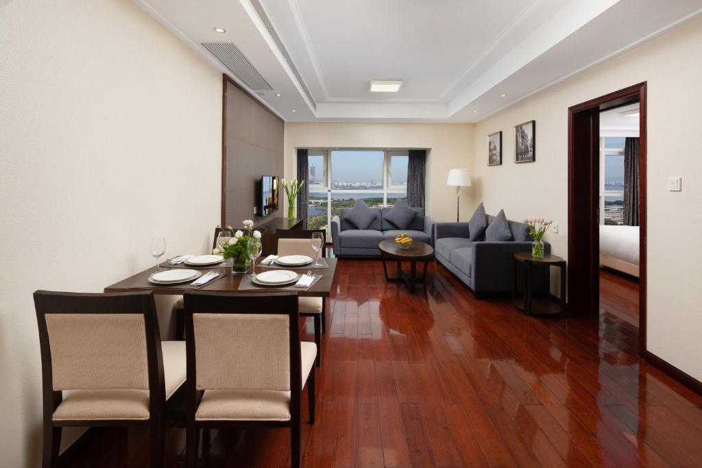 Posezení v ubytování Shenzhen Bay Hisoar Hotel