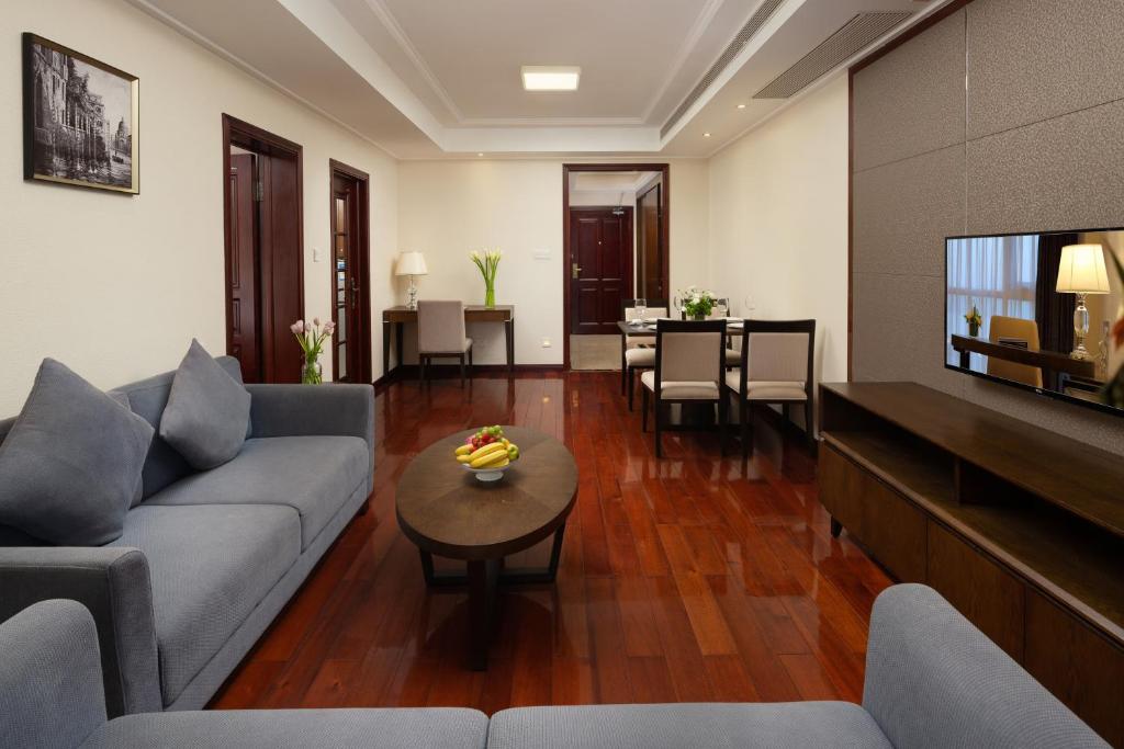 Posezení v ubytování Shenzhen Bay Hisoar Hotel