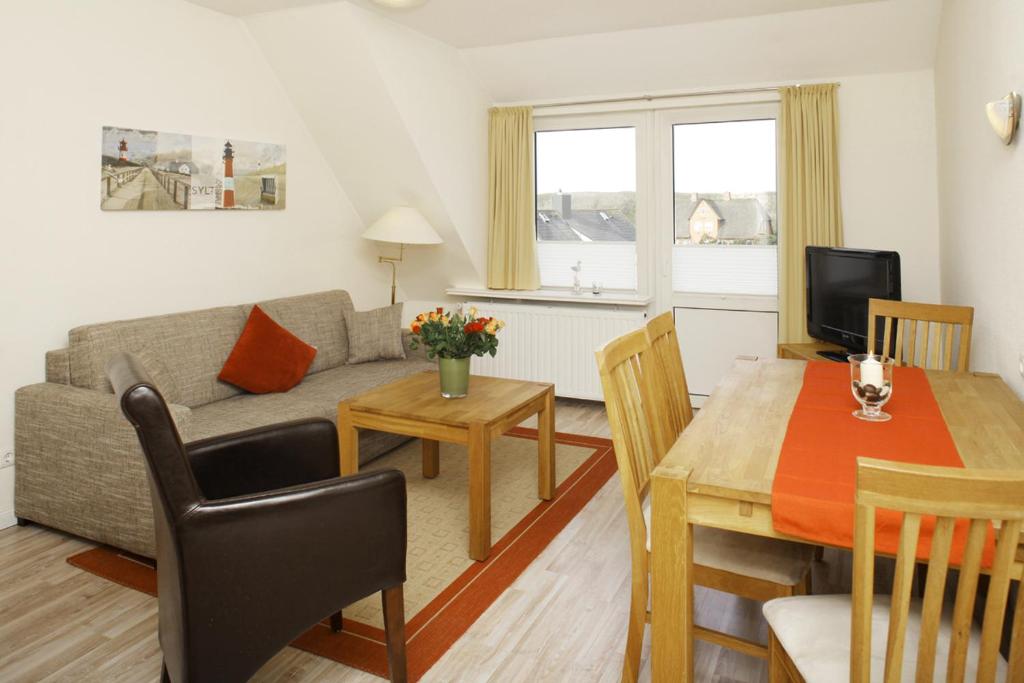 Et opholdsområde på Ferienwohnung Mare Nostrum 9