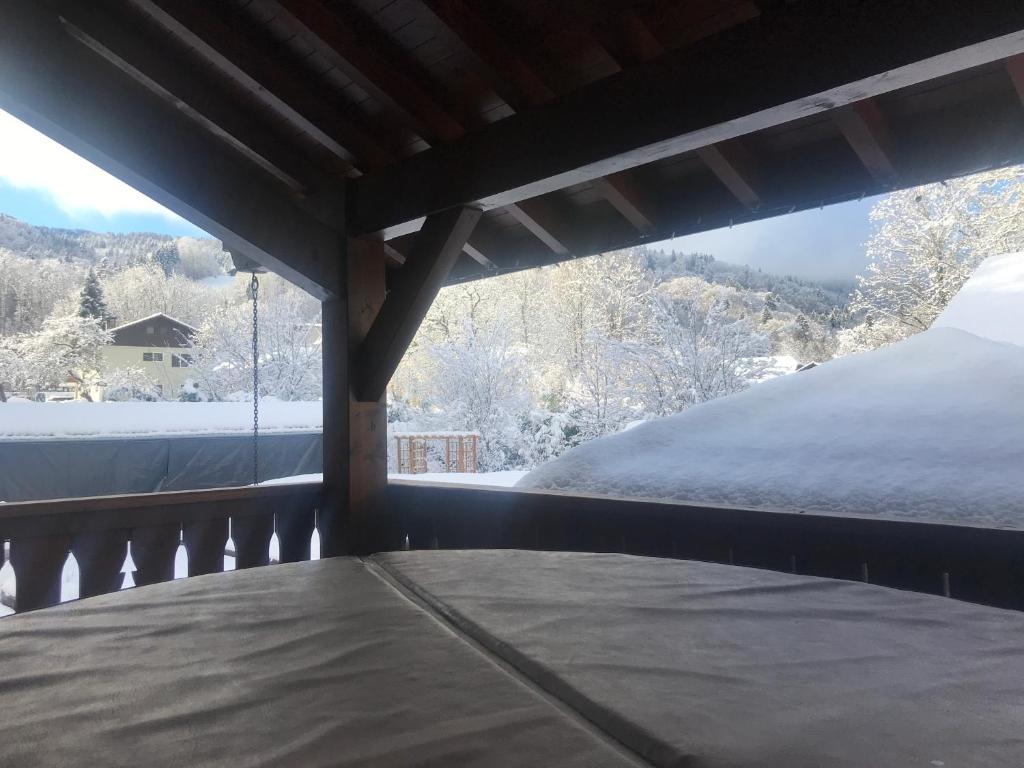 Nespecifikovaný výhled na hory nebo výhled na hory při pohledu z bed and breakfast