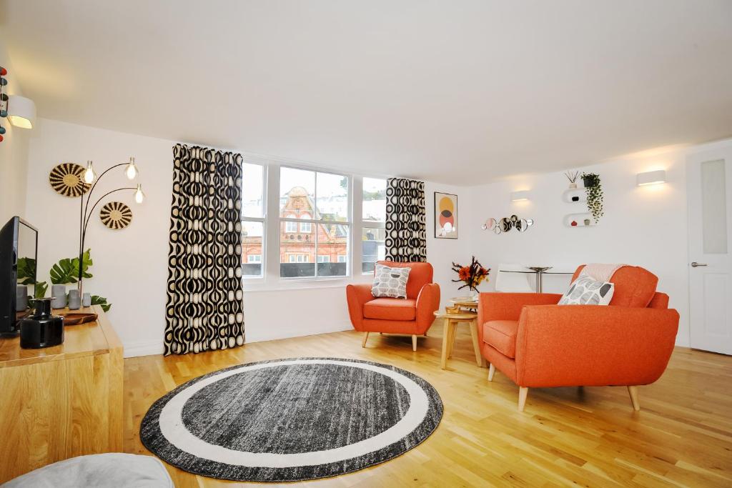 Χώρος καθιστικού στο Victoria Apartment 3