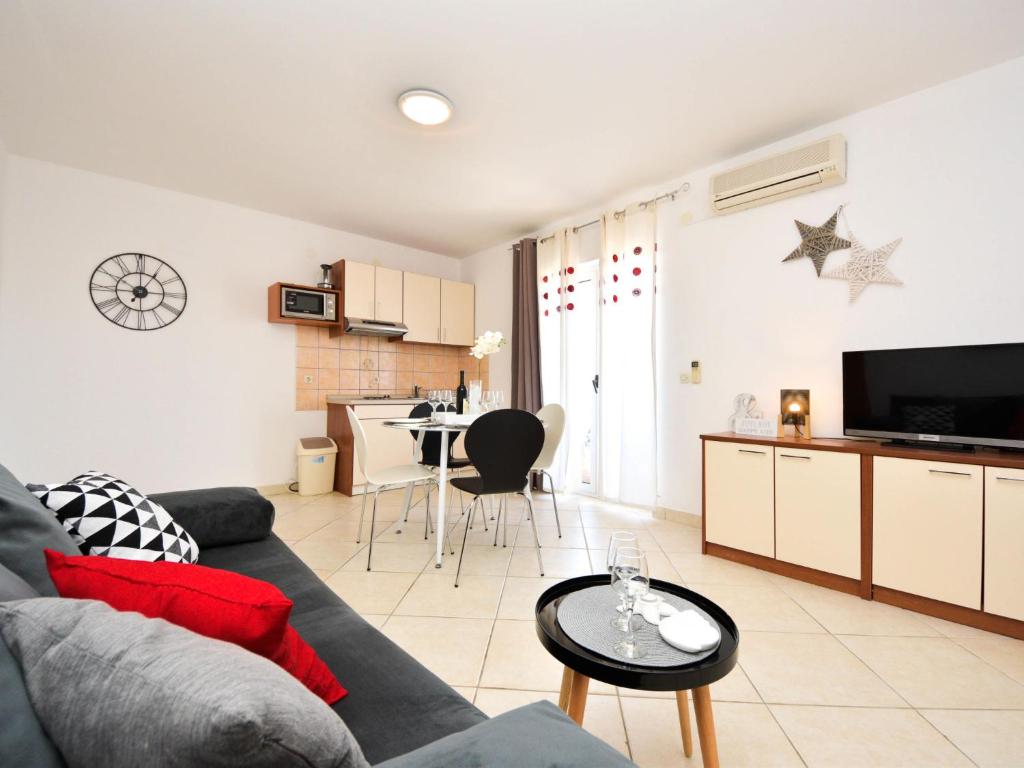 Uma &aacute;rea de estar em Apartment Silvija-3 by Interhome