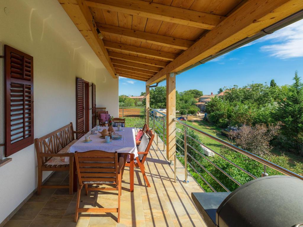 Balkon lub taras w obiekcie Holiday Home Ana Lucija by Interhome