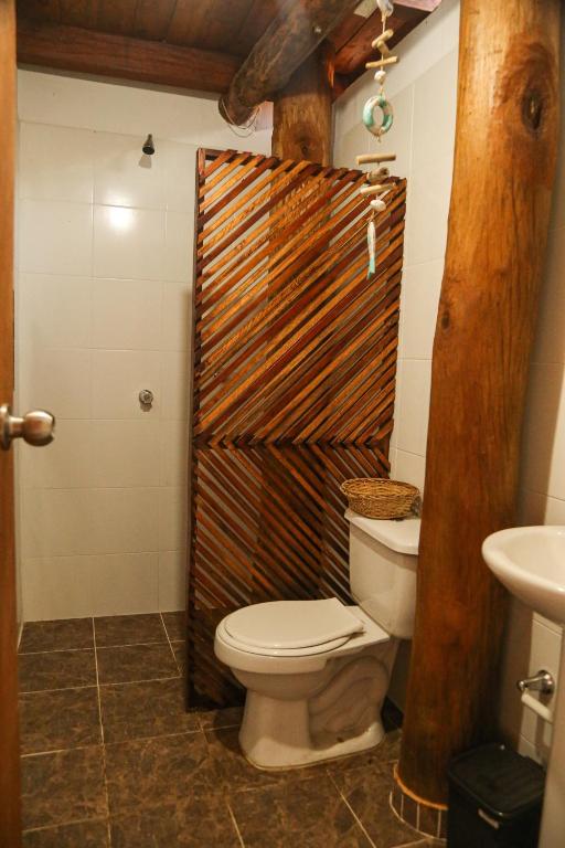 Koupelna v ubytování Soy Local Barú
