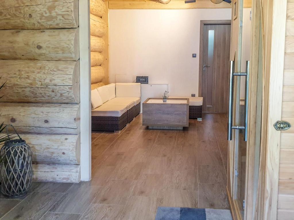 Postel nebo postele na pokoji v ubytování Chalet Srub Kuří by Interhome