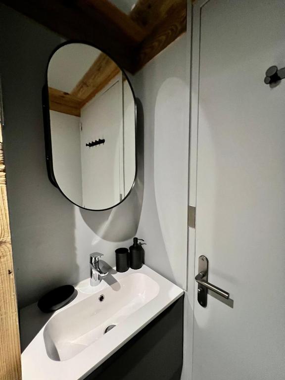 Koupelna v ubytování Grey Suite Val d'Isère