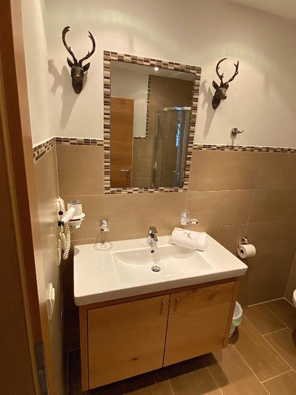 Koupelna v ubytování Appartement Sonnenschein