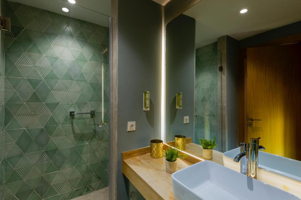 Koupelna v ubytování AppartHotel Atrani