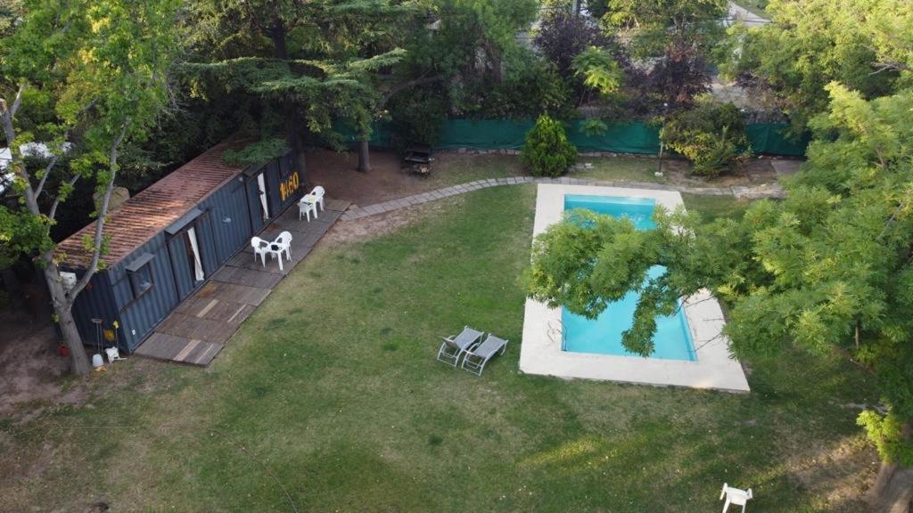 Bazén v ubytování Chacras Coria Posada 1460 nebo v jeho okolí