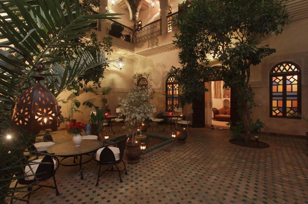 Restaurace v ubytování Riad Massiba