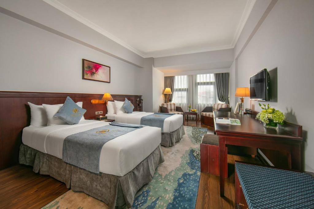The Tray Hotel Hai Phong - Deluxe Doppel- Oder Zweibettzimmer