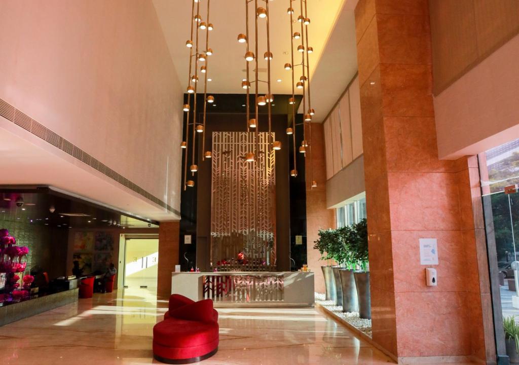 Posezení v ubytování E Hotel