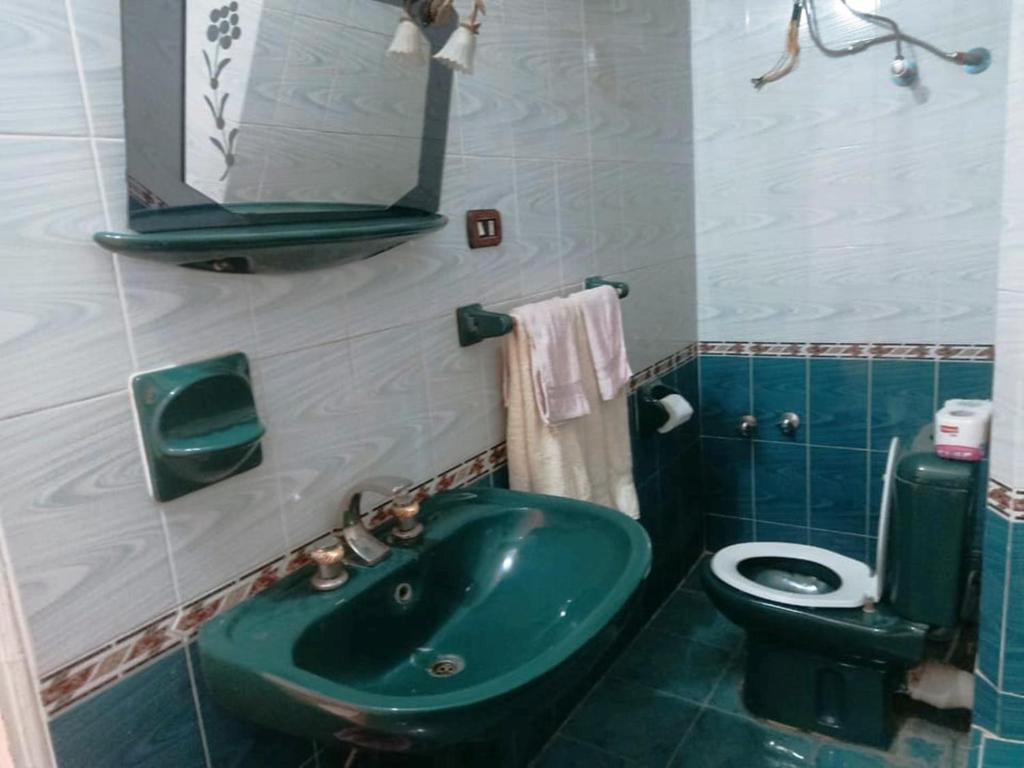 Koupelna v ubytování Amenophis Hotel