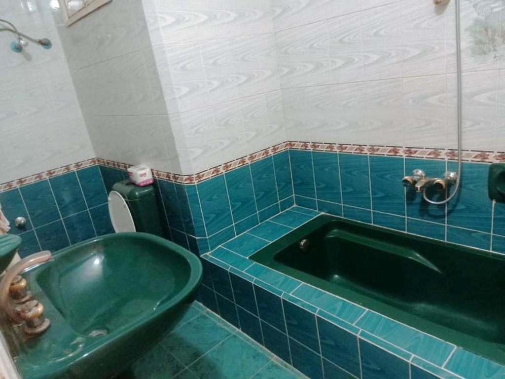 Koupelna v ubytování Amenophis Hotel
